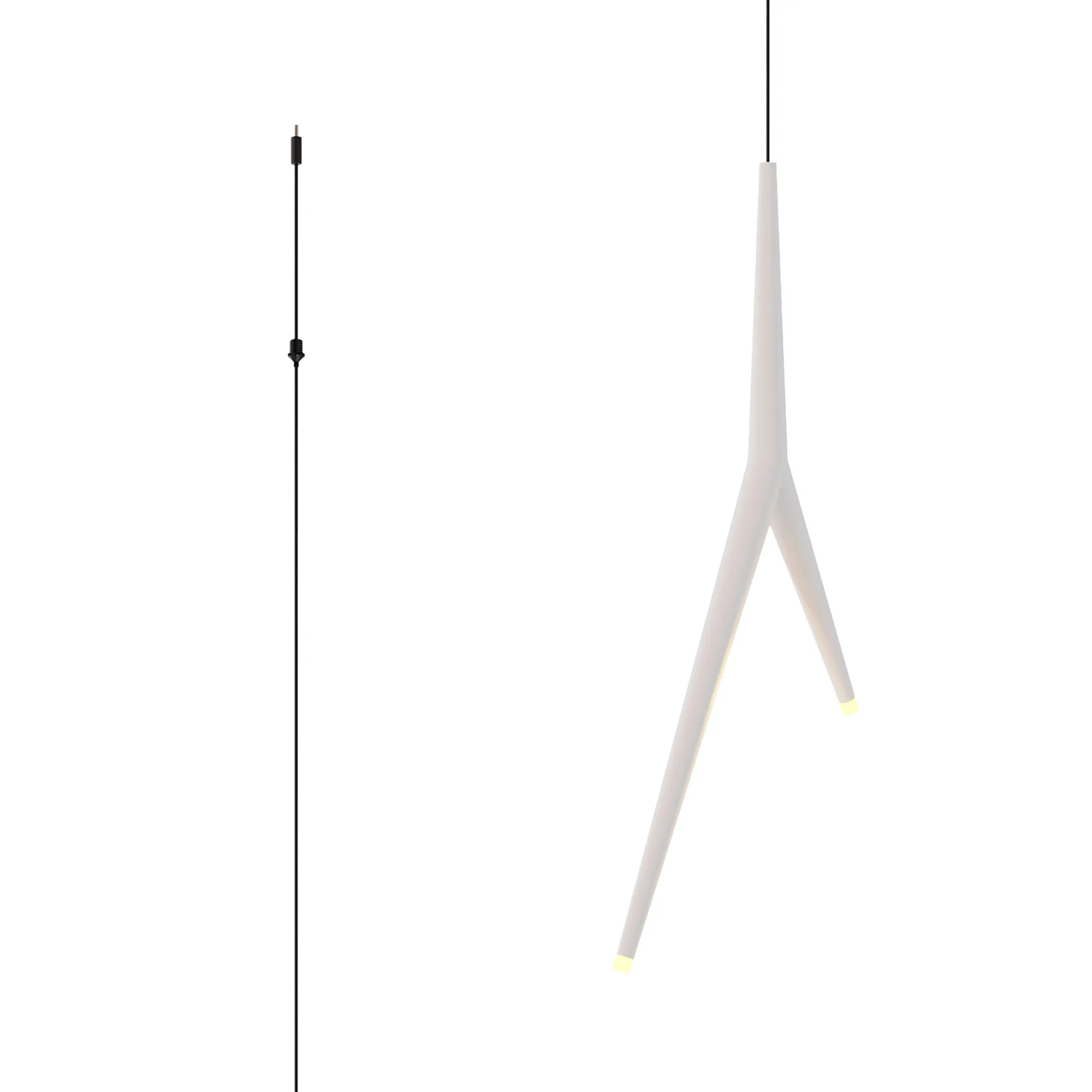 Modular Arrecife White Ceiling Lights Mantra Single Pendant Module